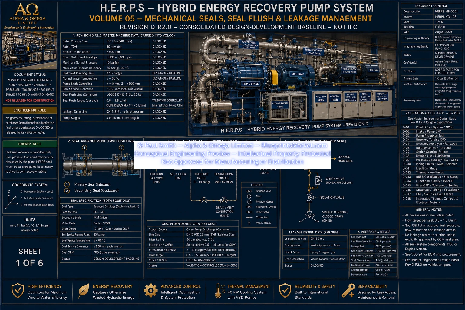 HERPS VOL 05 MECHANICAL SEALS SEAL FLUSH AND LEAKAGE MANAGEMENT SHEET 1 OF 6 REV D R2.0
