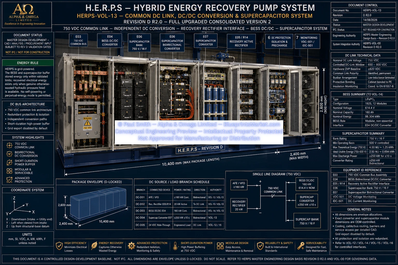 HERPS VOL 13 COMMON DC LINK DC DC CONVERSION AND SUPERCAPACITOR SYSTEM REV D R2.0